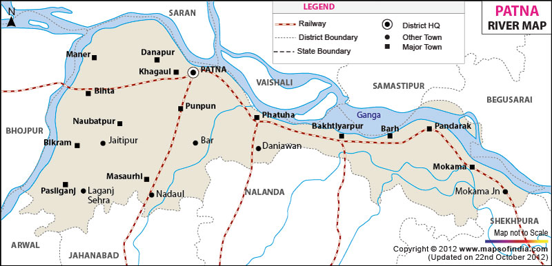 Railway Map of Patna
