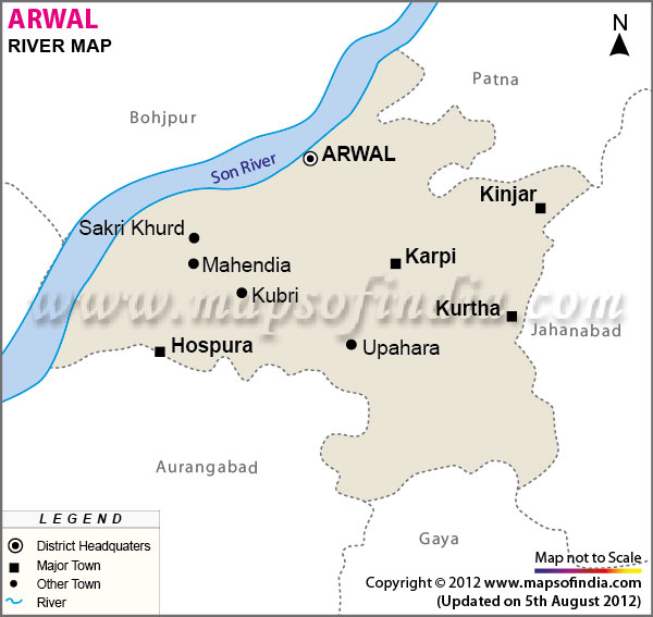 River Map of Arwal