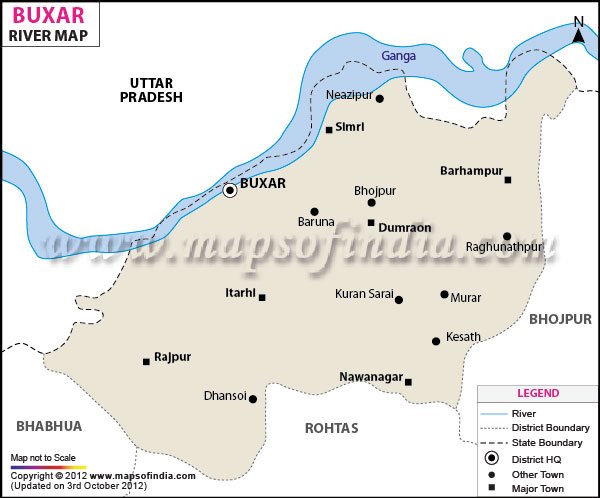 River Map of Buxar