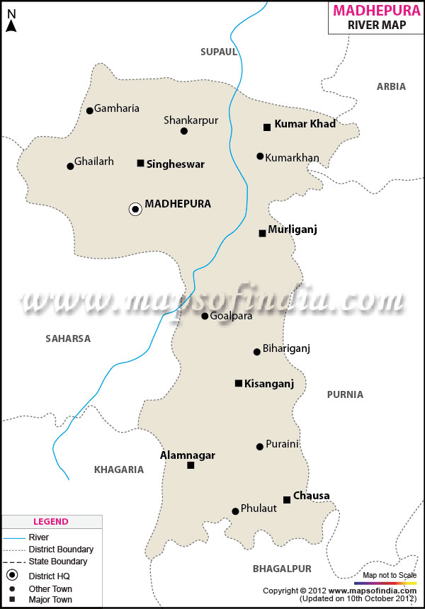 River Map of Madhepura