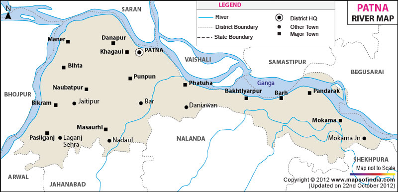 River Map of Patna