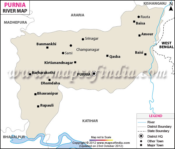 River Map of Purnia