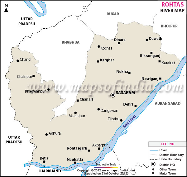 River Map of Rohtas