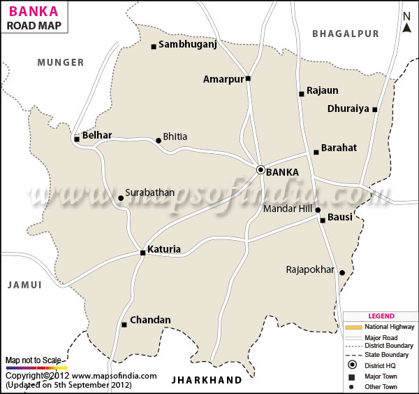 Road Map of Banka
