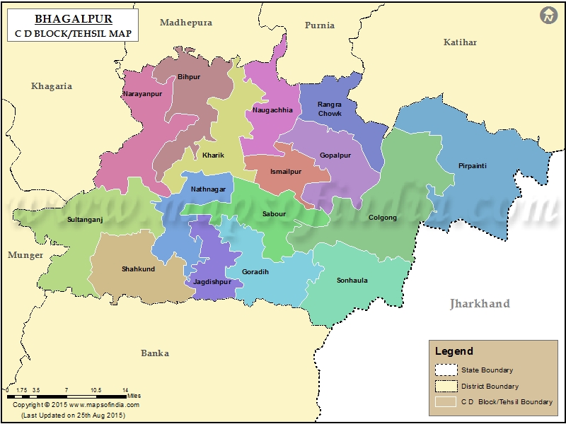 Tehsil Map of Bhagalpur 