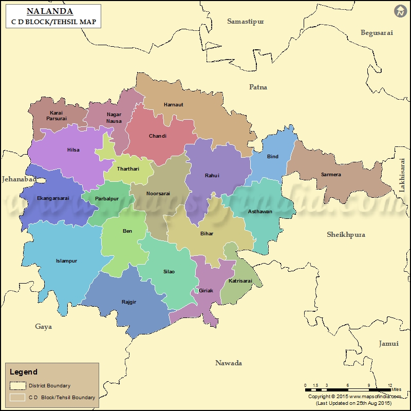 Tehsil Map of Nalanda 
