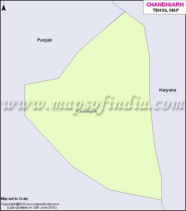 Chandigarh Tehsil Map