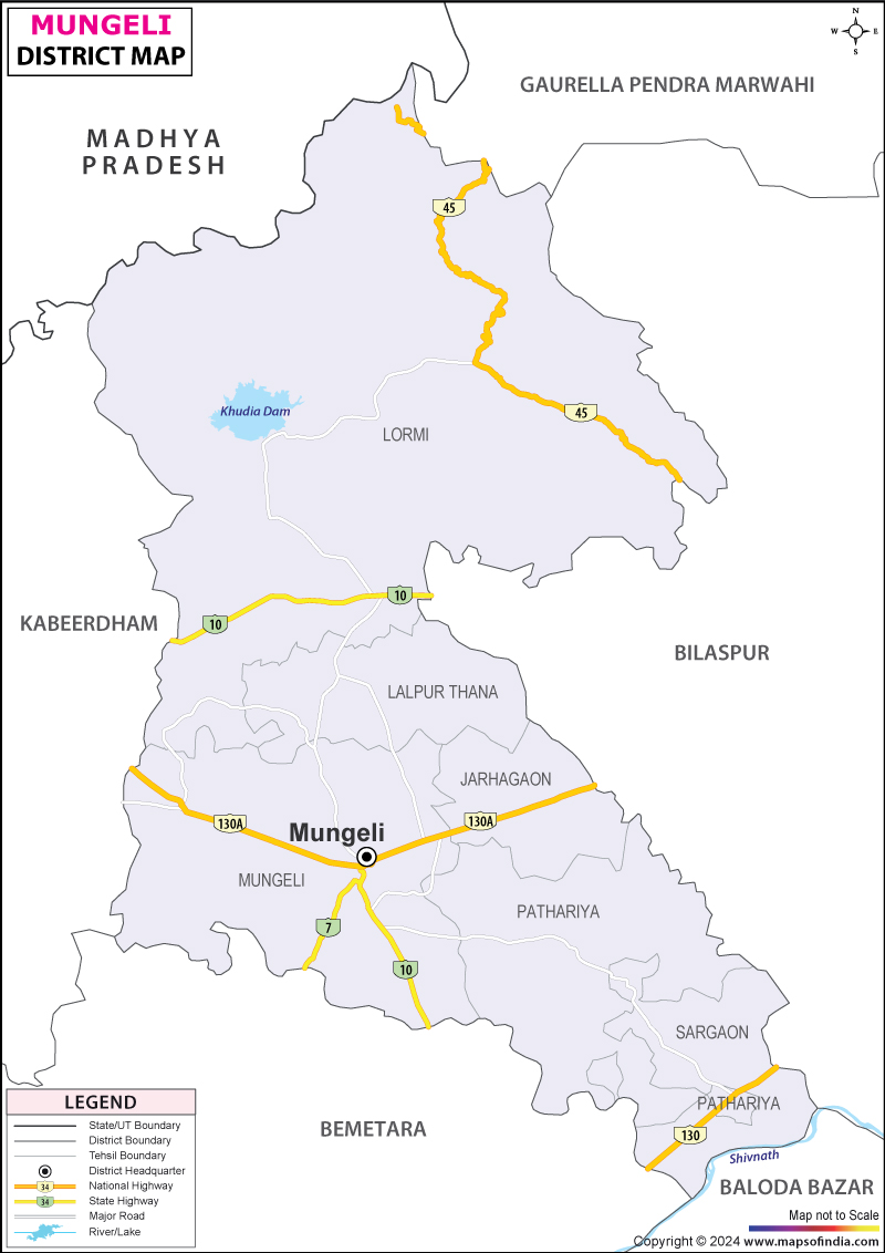 District Map of Mungeli