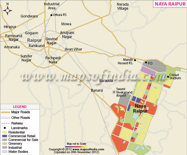 City Map of Naya Raipur