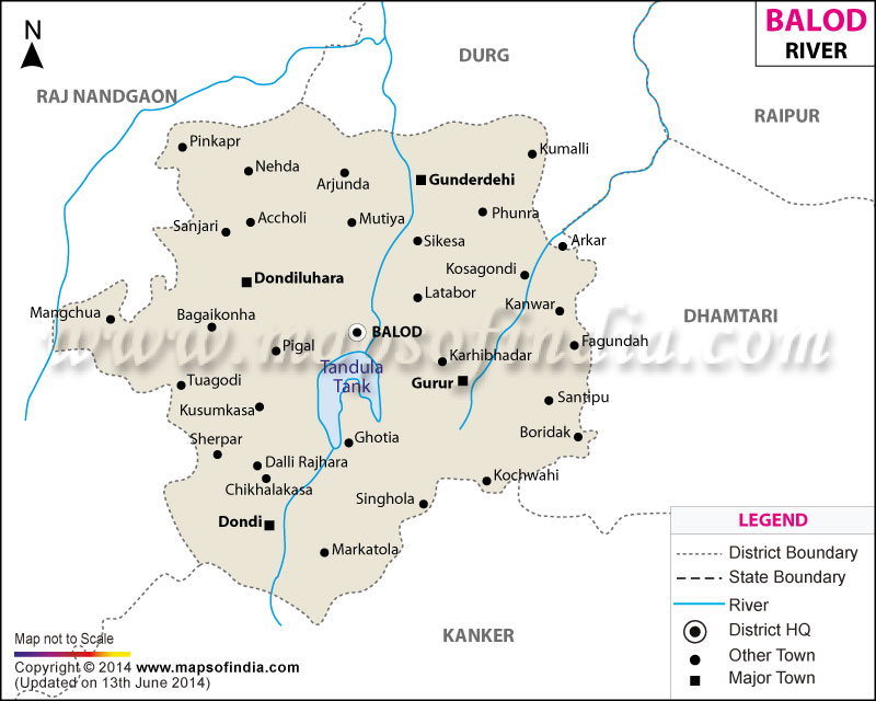 River Map of Balod