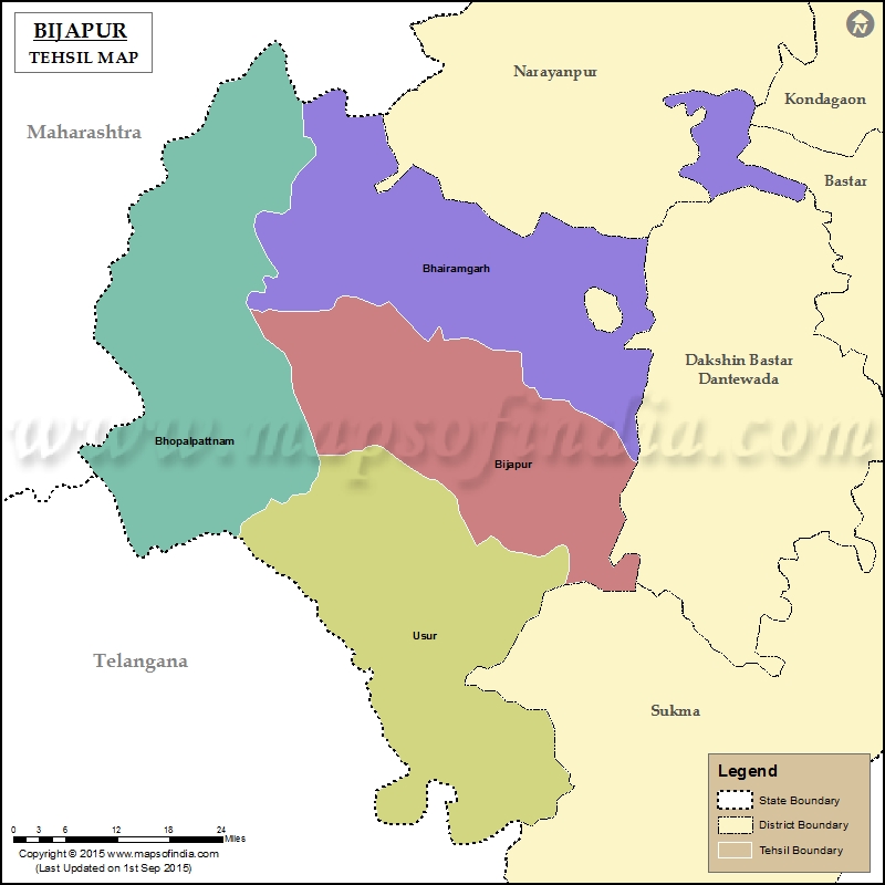 Tehsil Map of Bijapur