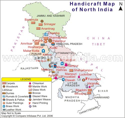 Handicrafts in North India