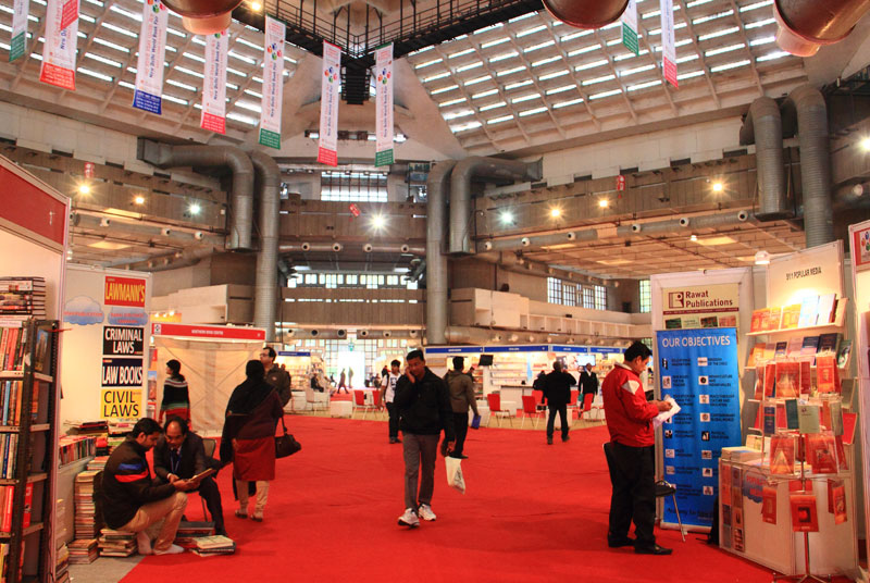 Various stalls at World Book Fair 2017