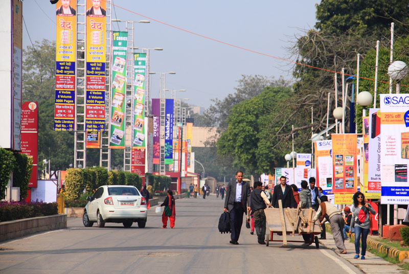 Visitors at book fair