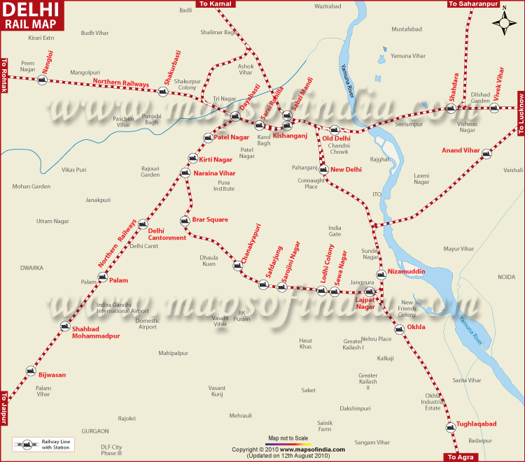 New Delhi Railway Station Map