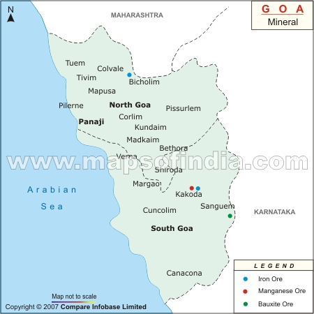 Goa Mineral Map