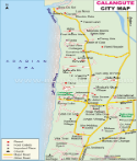 Calangute City Map