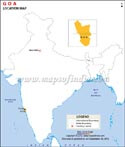 Goa Location Map