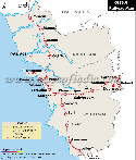 Goa Rivers Map