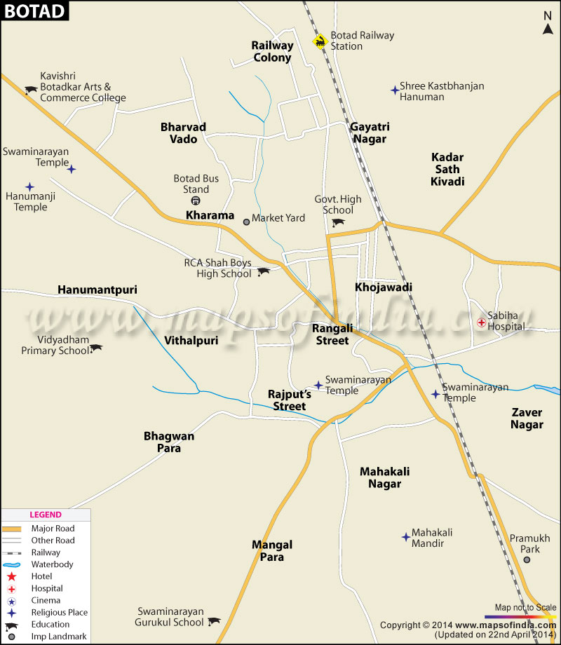 Botad City Map