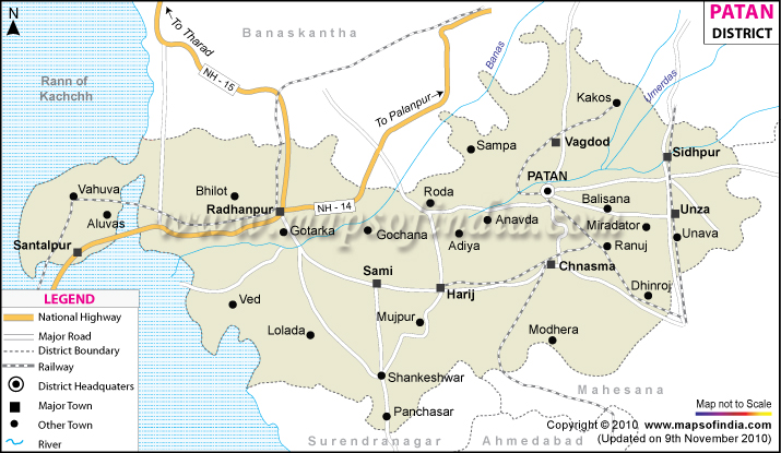District Map of Patan