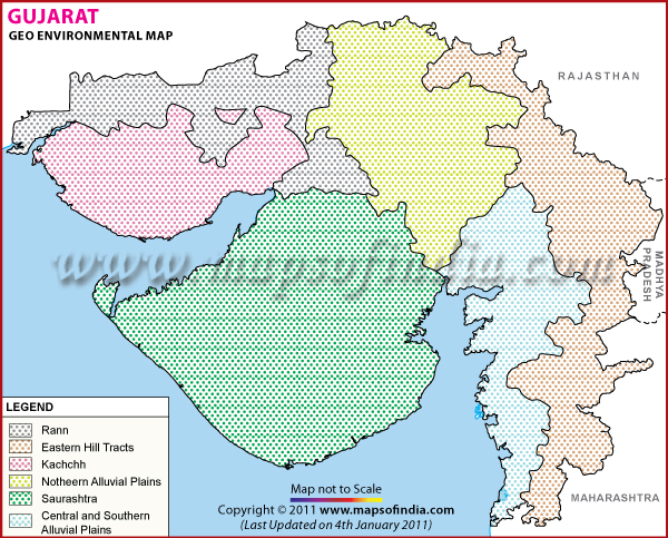 Geo Environmental of Map Gujarat