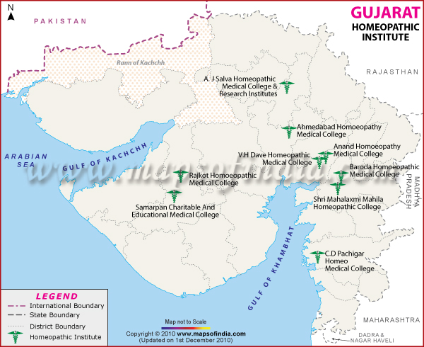 Homeopathic Institutes Map