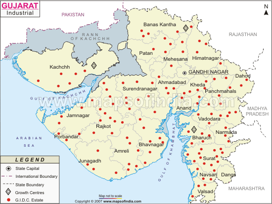 Industry Map of Gujarat