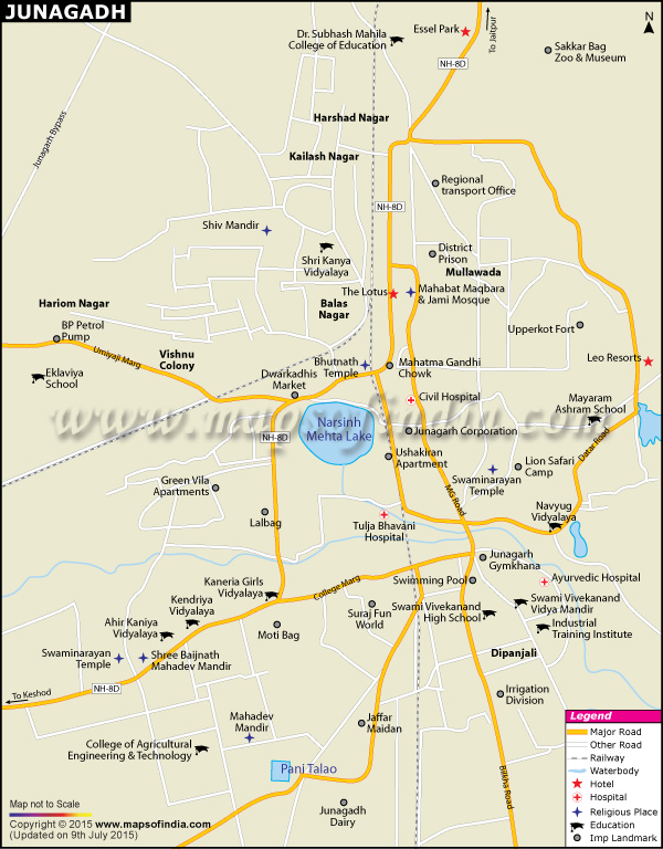 Junagadh City Map