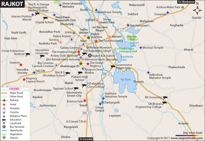 Rajkot City Map