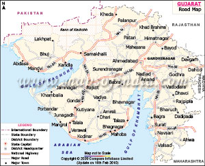 Gujarat Road Map