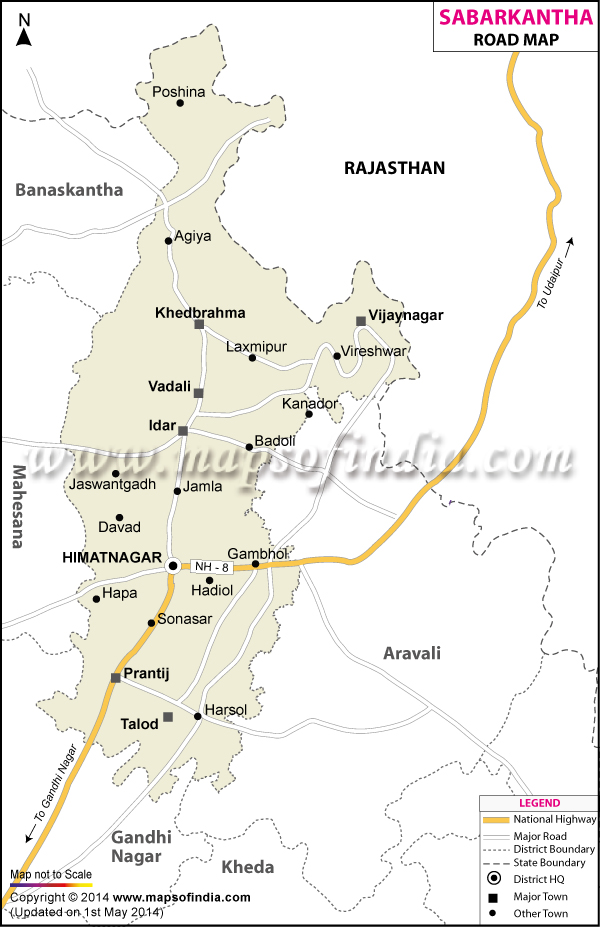 Sabar Kantha Road Map