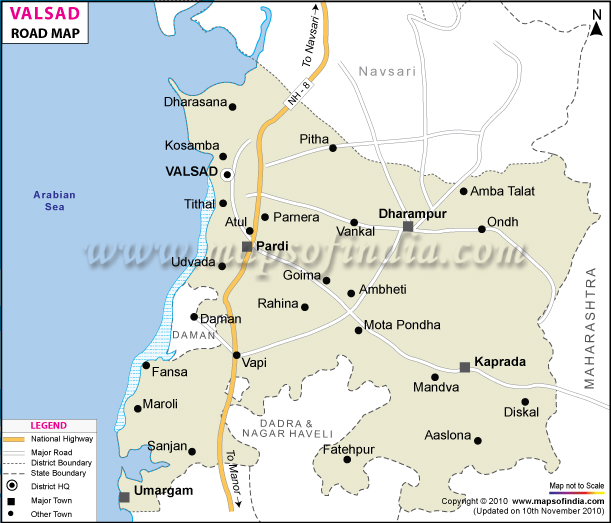 Valsad Road Map
