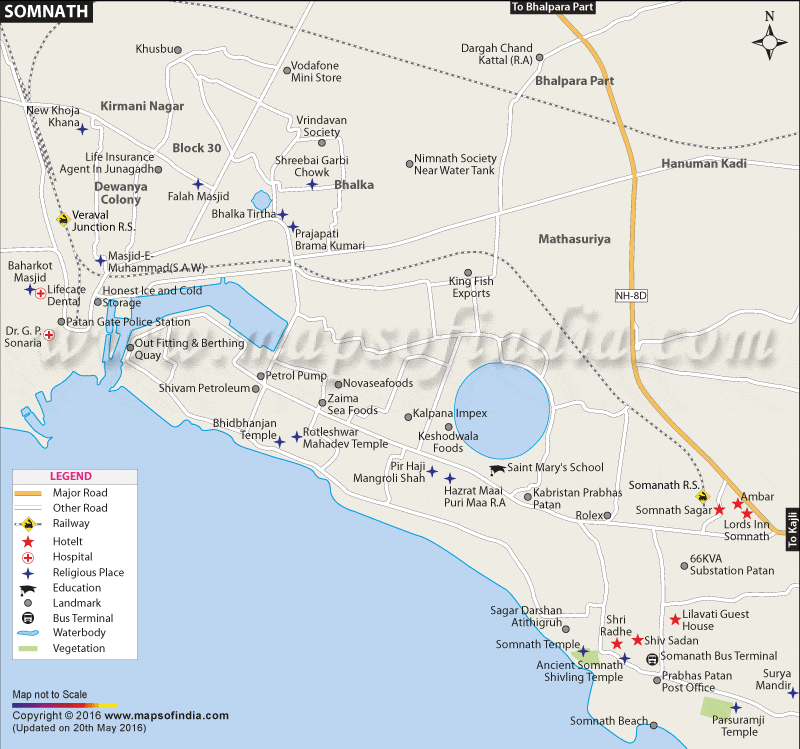 Somnath City Map