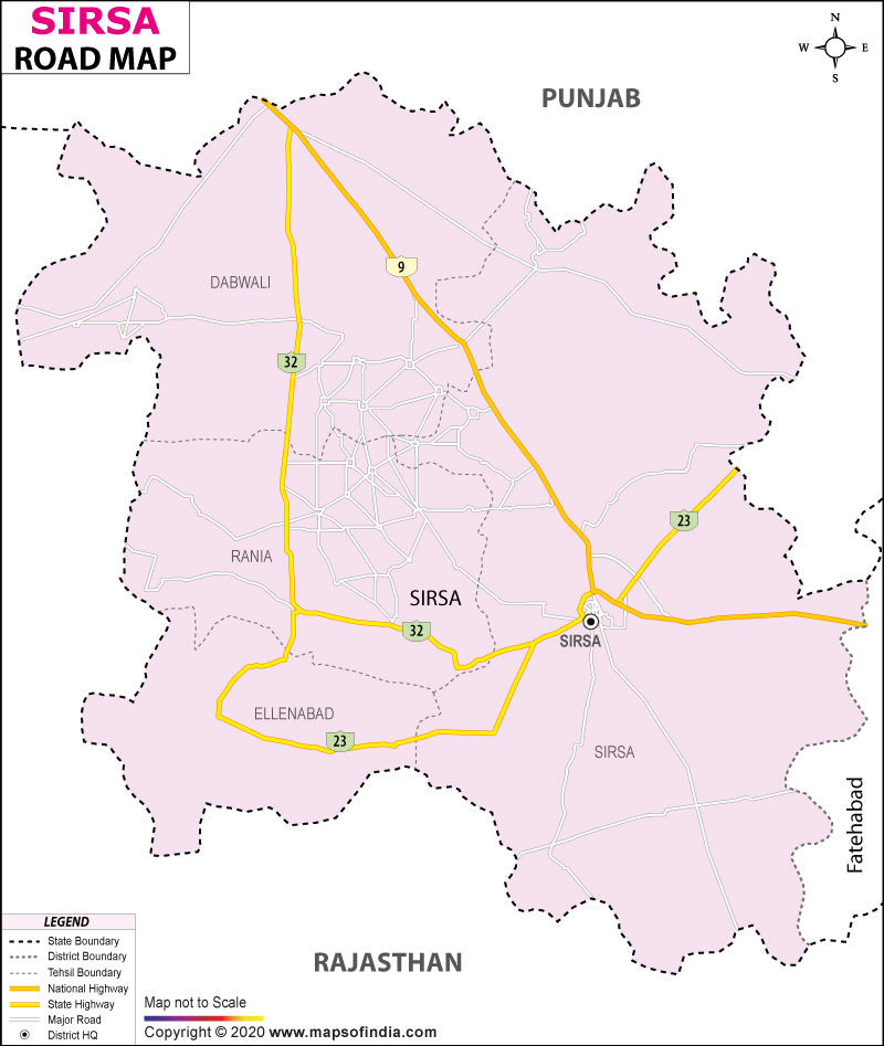 Sirsa Road Map