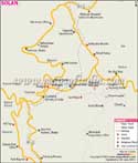 Solan City Map