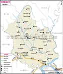 Sirmaur Districts Map