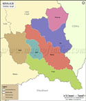 Kinnaur Tehsils Map