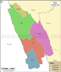 Una Tehsils Map