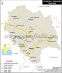Himachal Pradesh Road Network Map