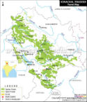 Himachal Pradesh Forest Map 