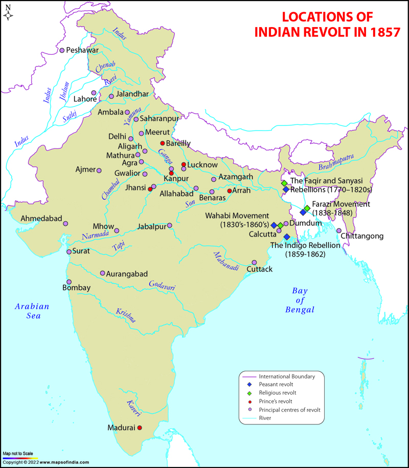 Map of Political Parties in States of India