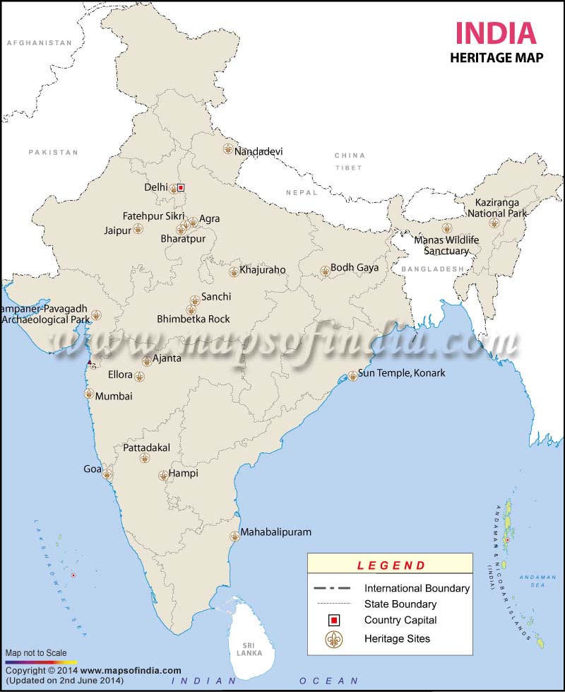 India canals Map