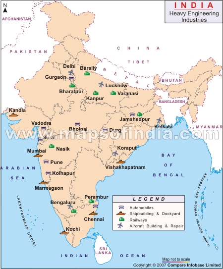 Heavy Engineering Industries Map