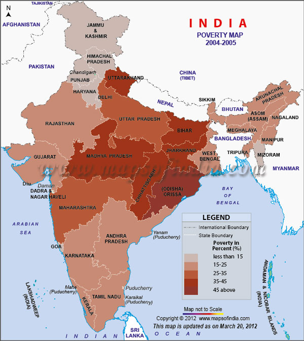 India Poverty Map