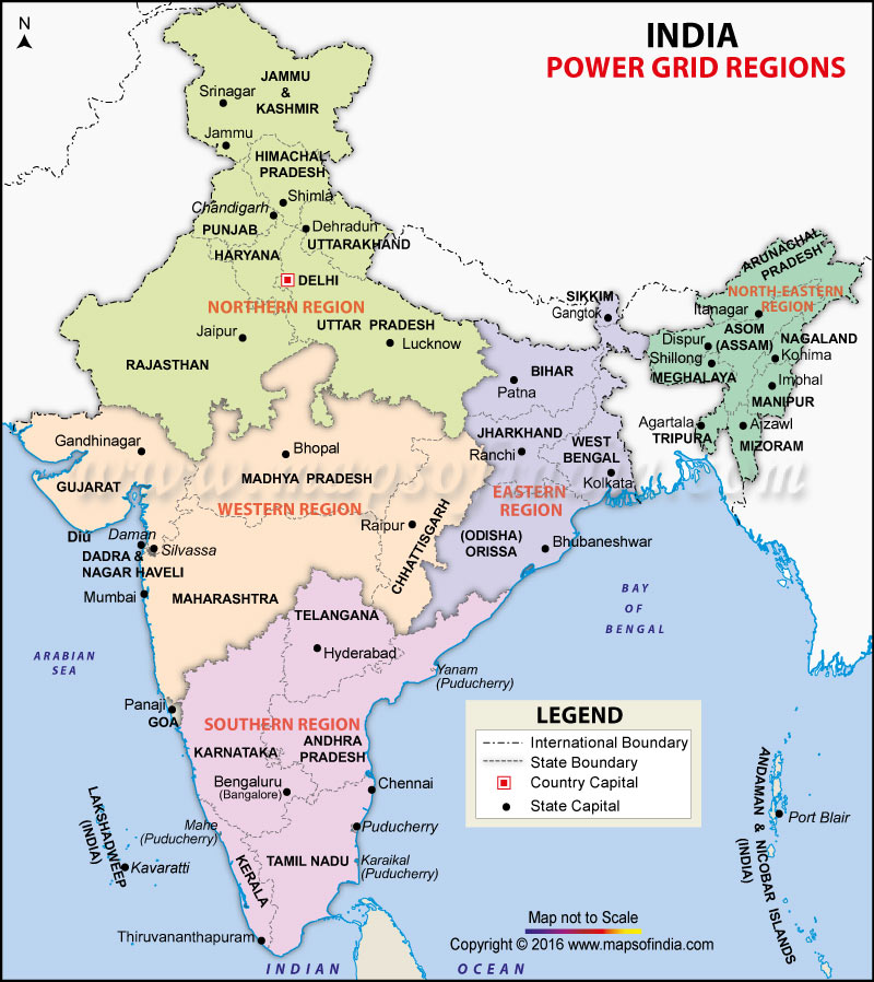 india-power-grid-region-map