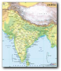 India Physical Map