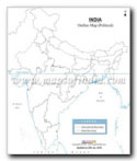 India Outline Map