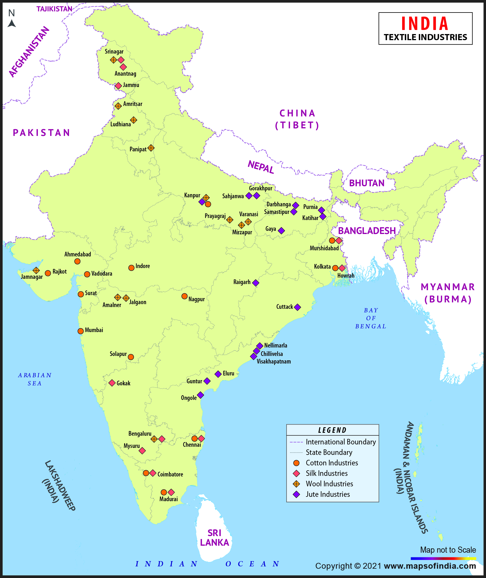 Textile Industry Map