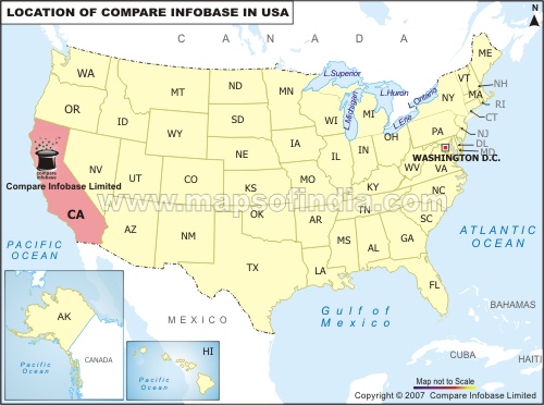 USA Office Location Map